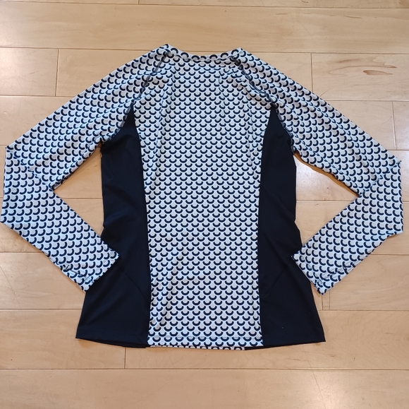 Obermeyer Discover Crew Long Sleeve Base Layer In Nome's Geo Size L - Picture 7 of 9